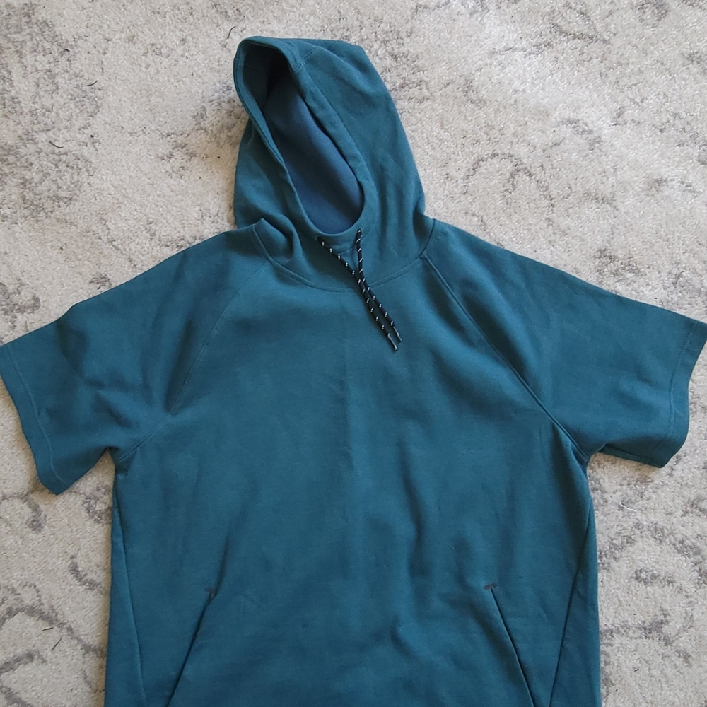 Old Navy Active Blue Short Sleeve Hoodie